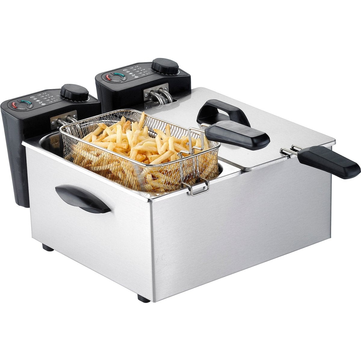 Commercial Fryer Countertop Double tank 3.5+3.5 litres 4kW | DF35BT2