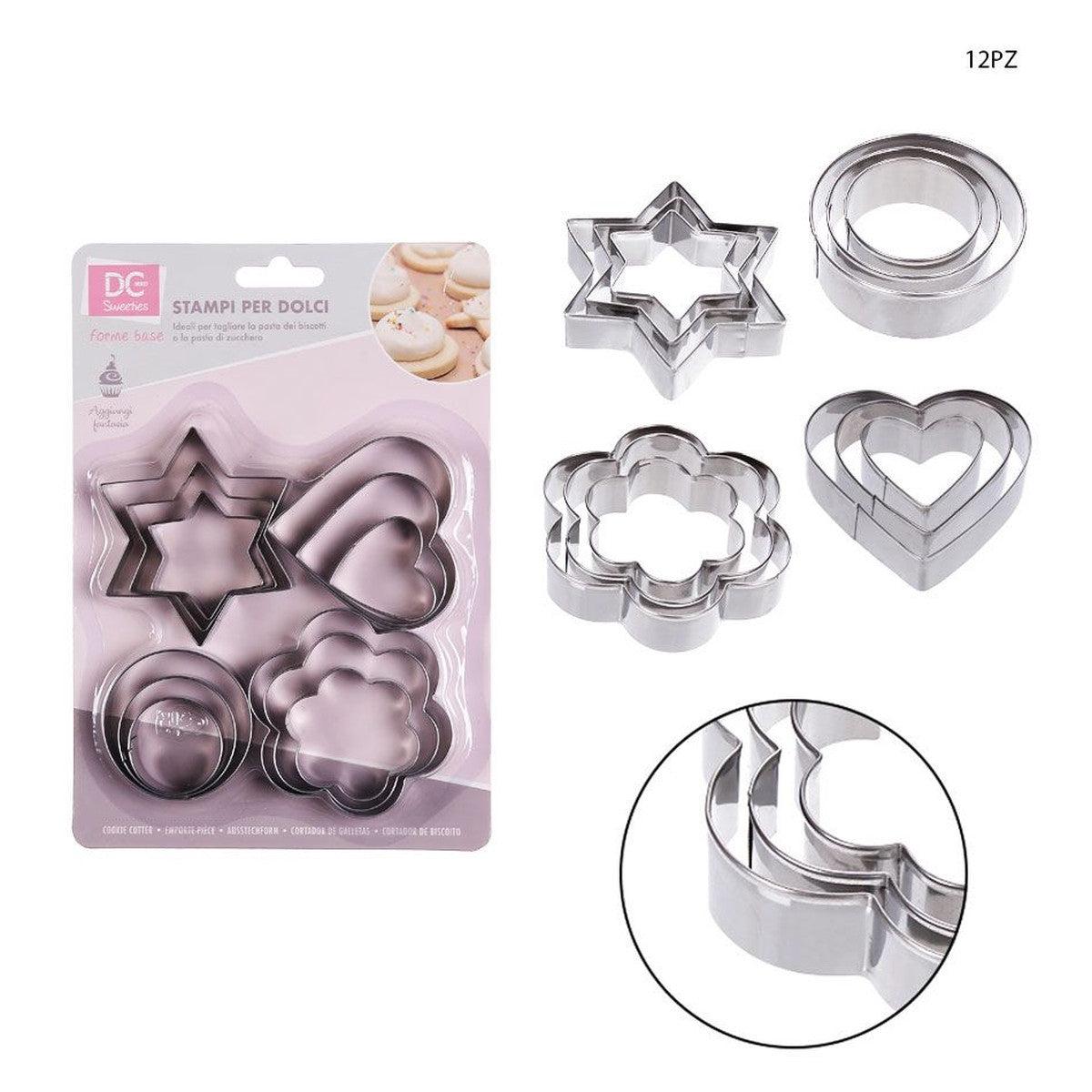 Dc Formine Assortite 12Pz Inox