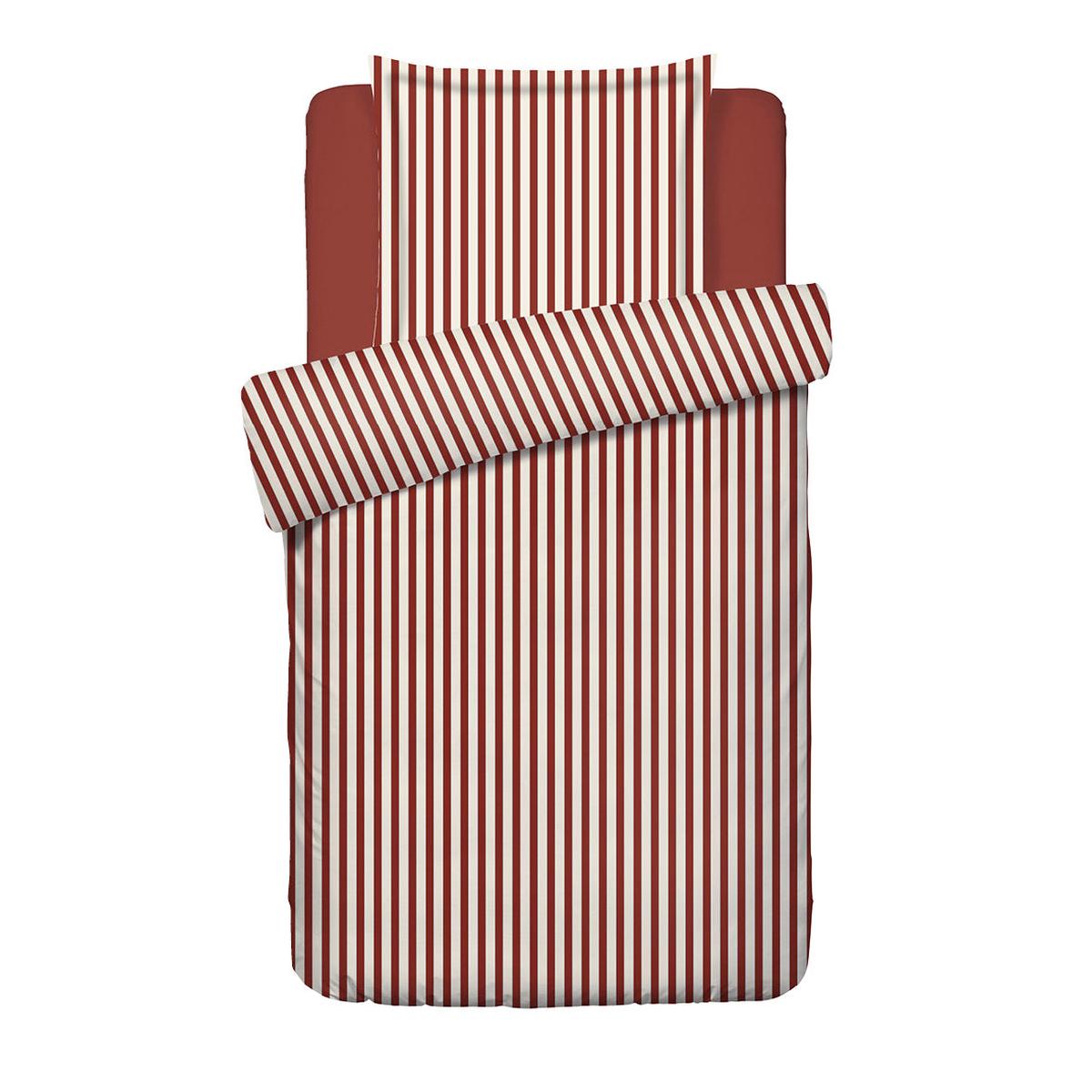 Duvet cover + pillowcase cotton satin – Mlya Red – 140 x 200 cm + 63 x 63 cm