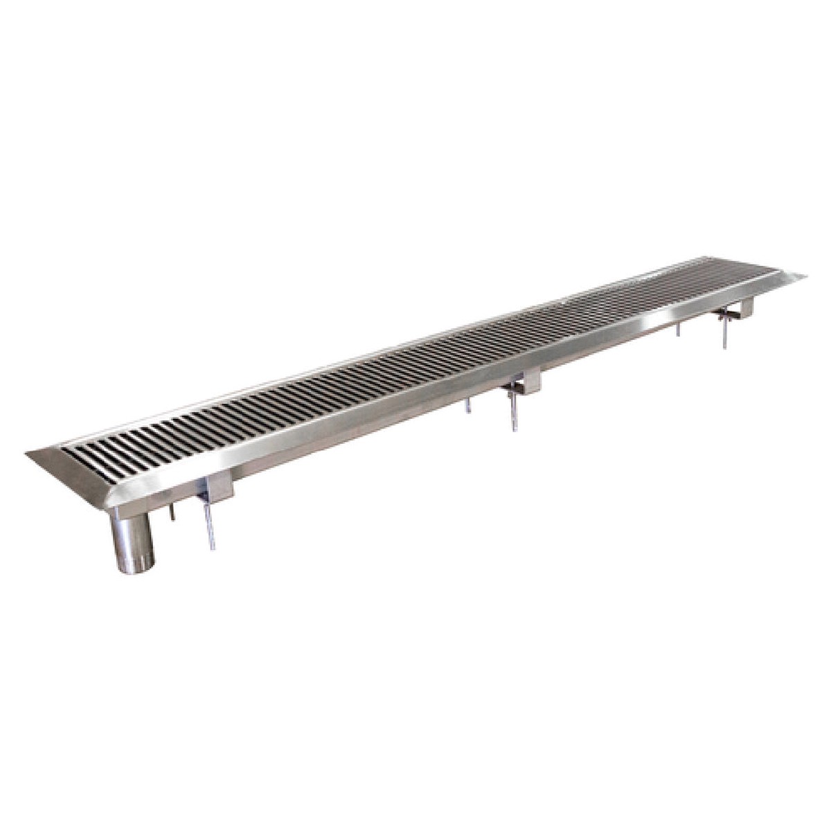 John Boos URN48 48 Inch Drop-in Stainless Steel Urn Trough with Removable Grate