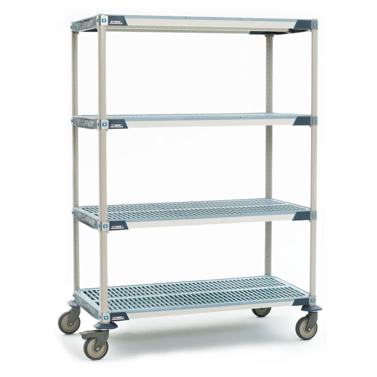 MetroMax 18" x 48" x 64" Polymer Louvered Shelf Kit - X356BGX3