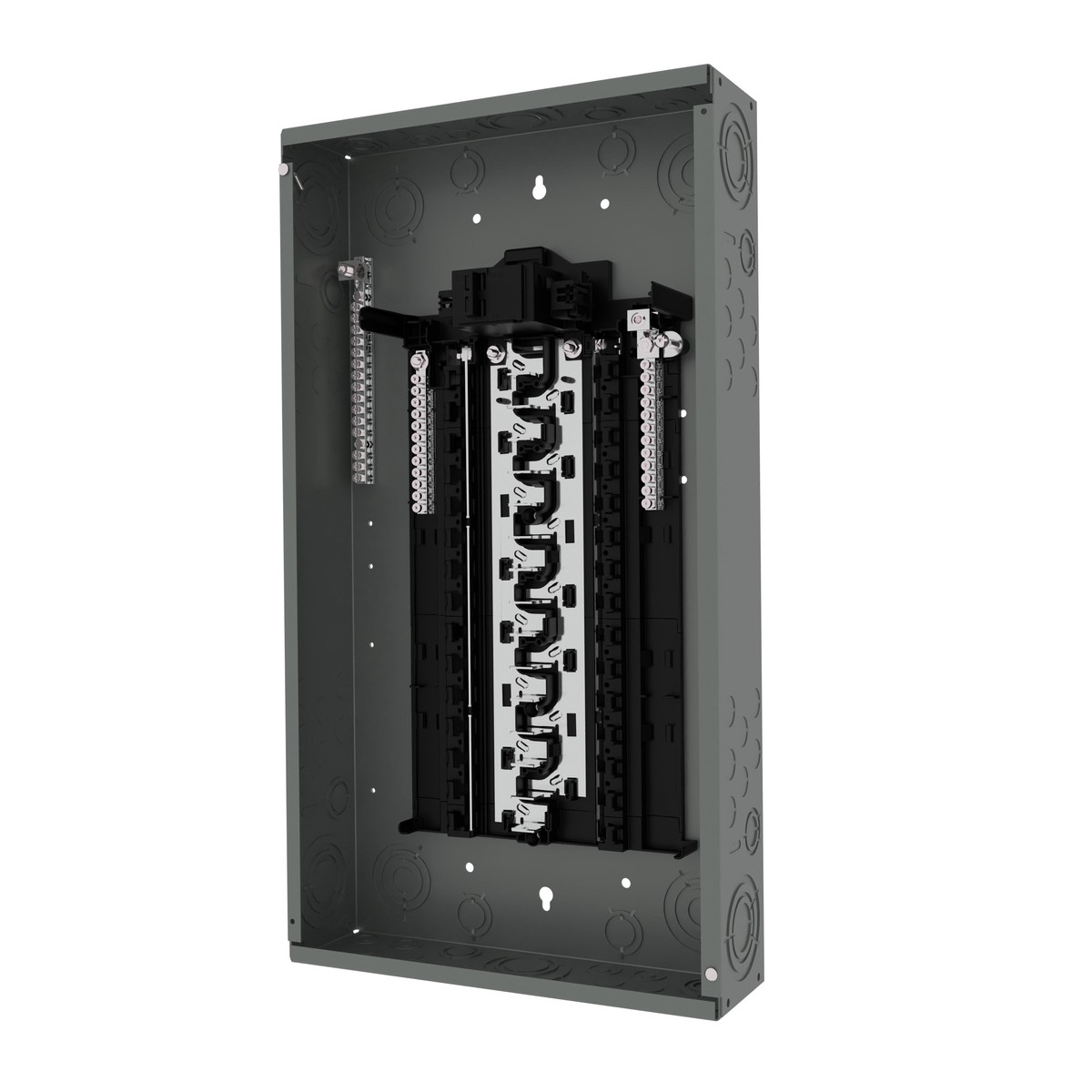 Siemens SN 100-Amp 30-Space 30-Circuit Indoor Main Breaker Plug-On Neutral Load Center - SN3030B1100