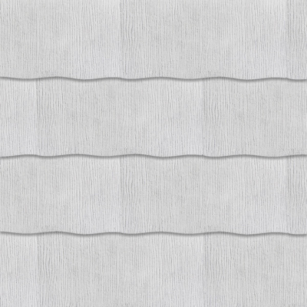 WeatherSide Fiber-Cement Siding – Purity Wavy Shingle w/ Textured Surface – 12 in x 24 in (18 Shingles – Approx 33 Sq Ft)
