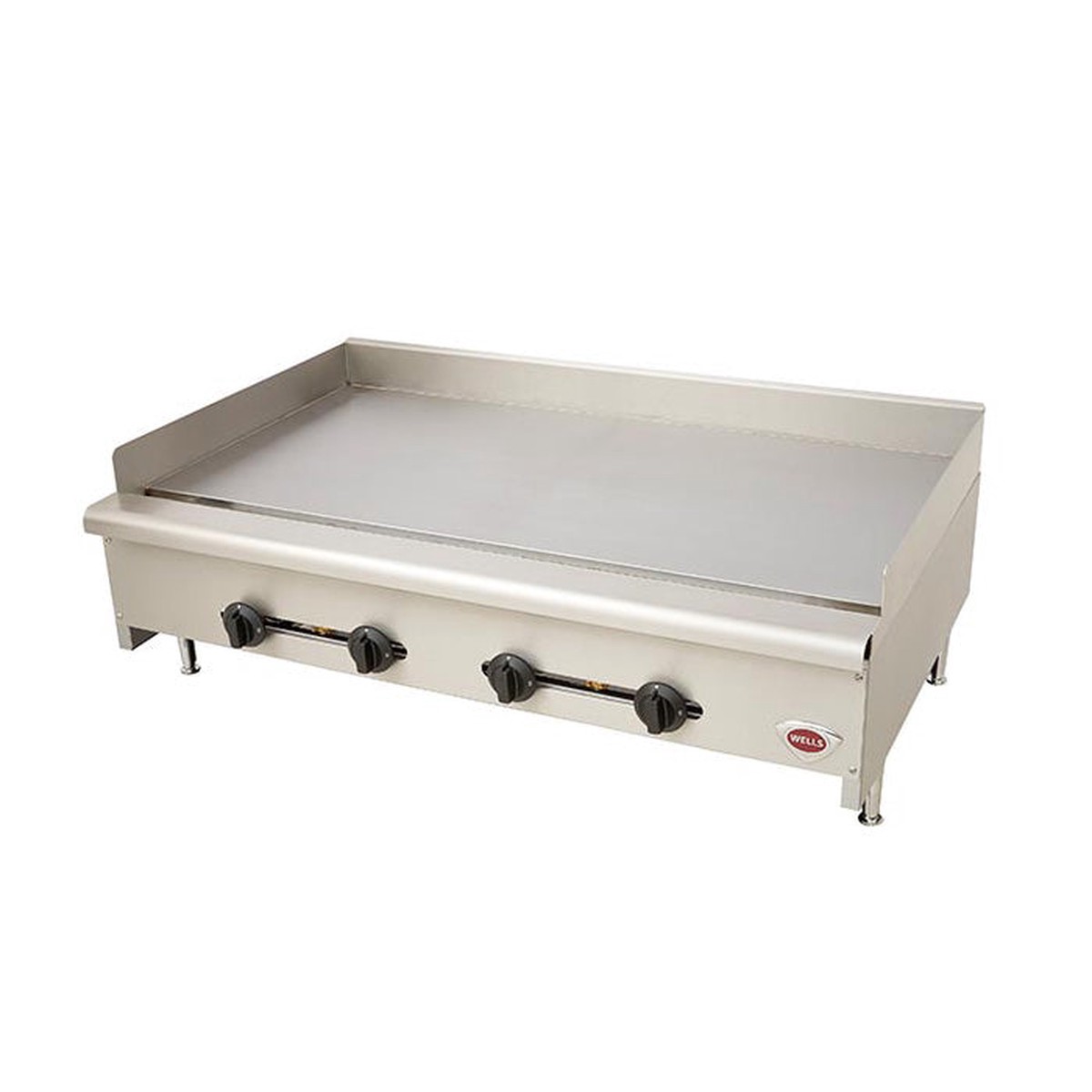 Wells HDG-4830G 48″ Heavy-Duty Gas Griddle With Manual Control – 120,000 BTU