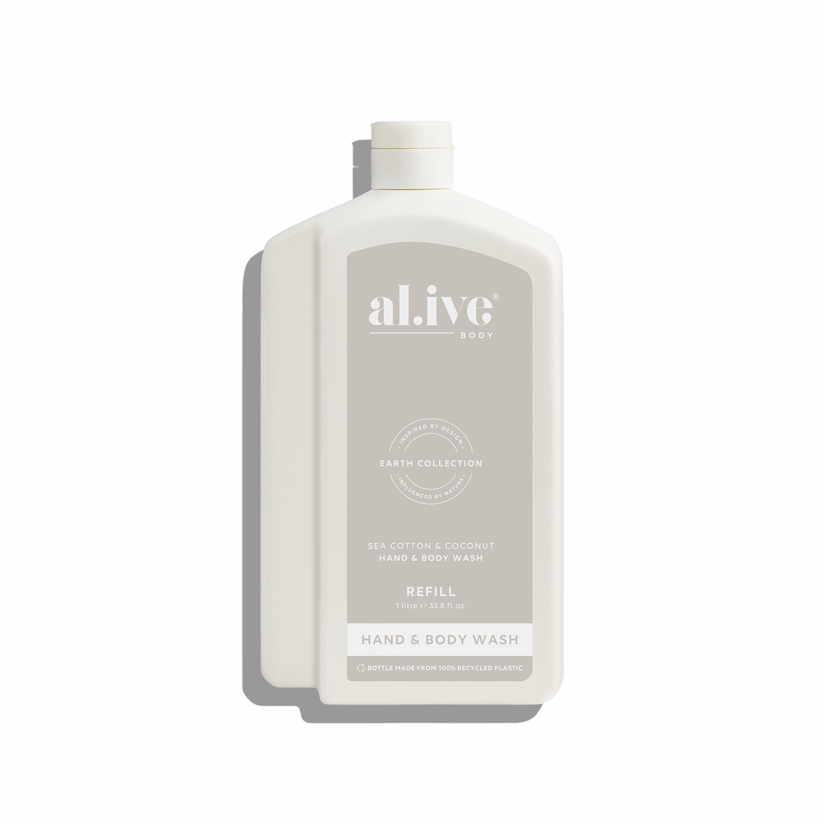 al.ive Wash Refill 1lt – Sea Cotton & Coconut