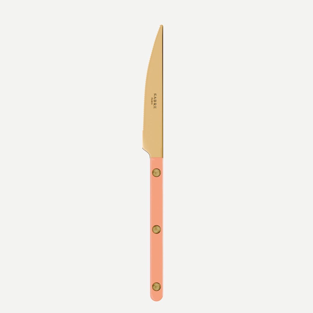 Bistrot Gold color Solid, Nude Pink – Dessert knife