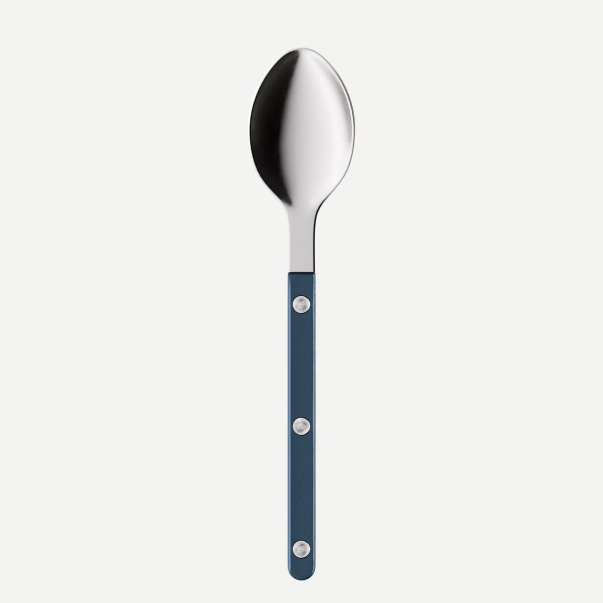 Bistrot Pearly, Steel blue – Dessert spoon