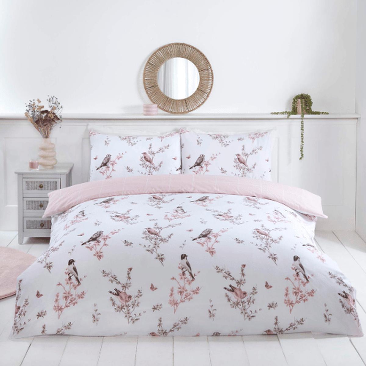Blush & Bale Vintage Toile Duvet Set – 100% Polyester