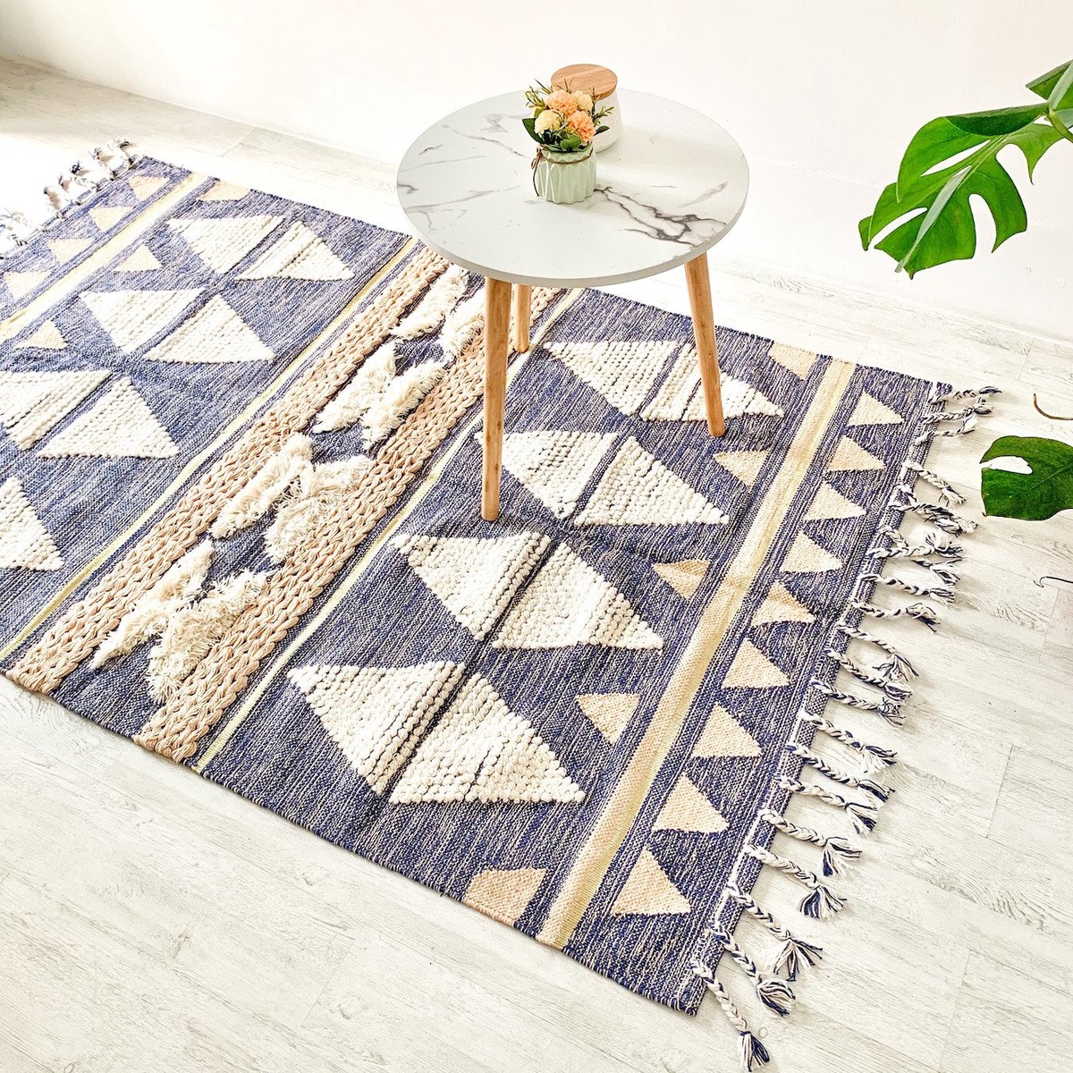 BOHO Lilliana Hand Woven Rug – Indigo