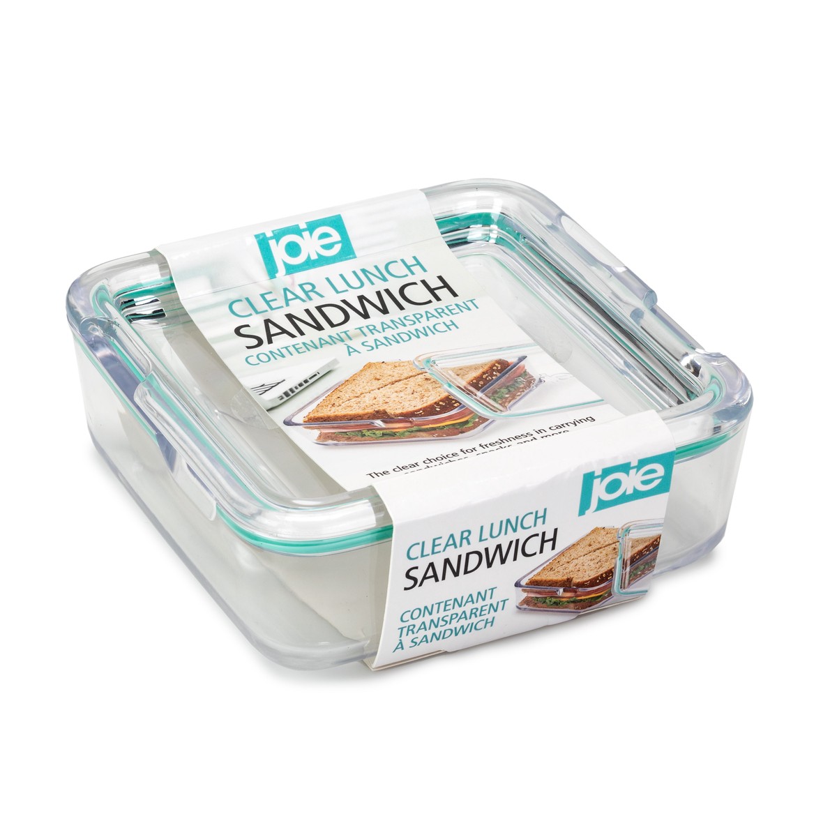 Clear Lunch Sandwich Square