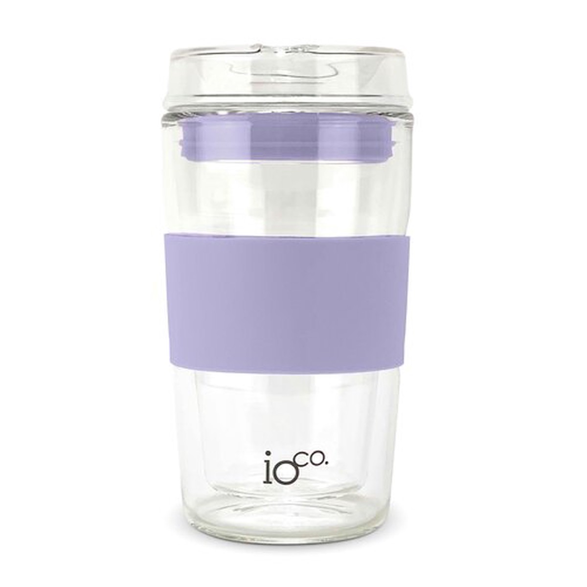 Ioco Glass Travel Mug 12oz – Lavender