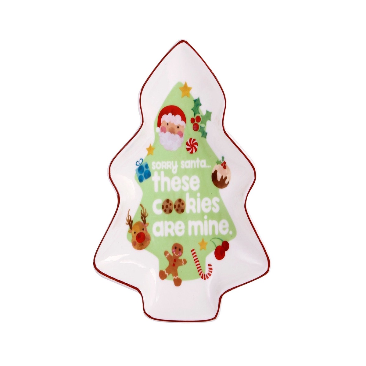 MW Kasey Rainbow Sparkly Season Tree Dish 16cm Light Green Gift Boxed