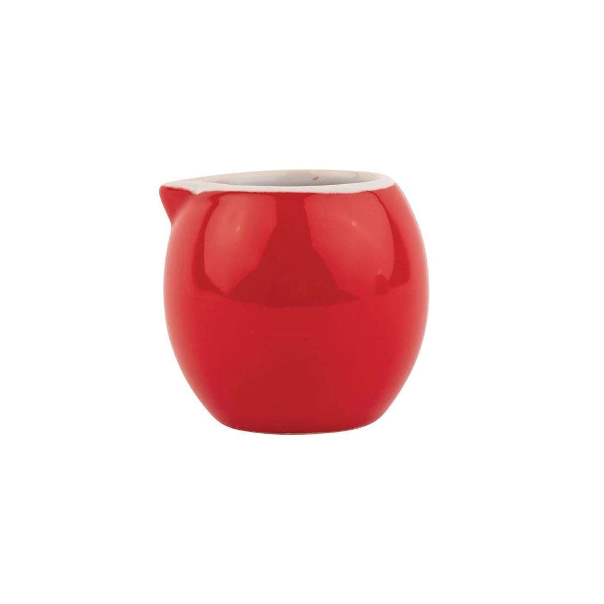 Olympia Cafe Milk Jug Red – 70ml 2.36fl oz (Box 6) PAS-CM755