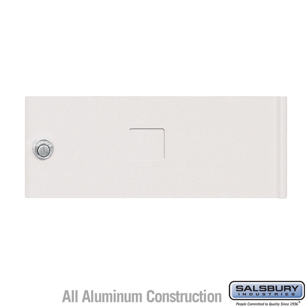 Replacement Door and Lock for Standard B Size Cluster Box Unit with 3 Keys – White
