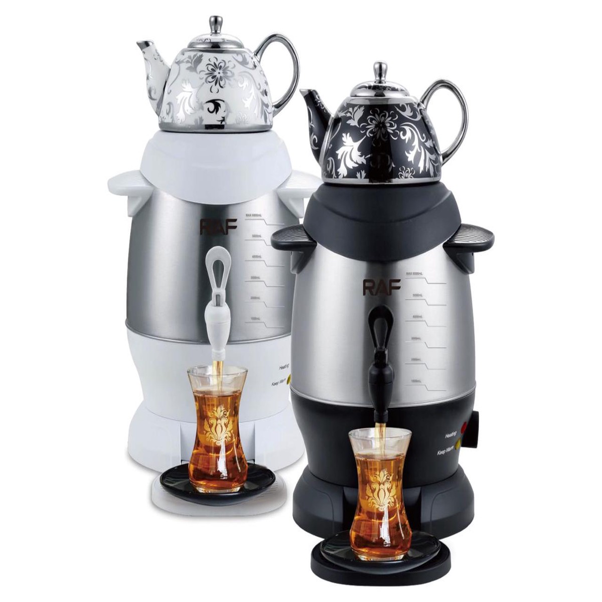 Stainless Steel Electric Samovar 6L – 1350W