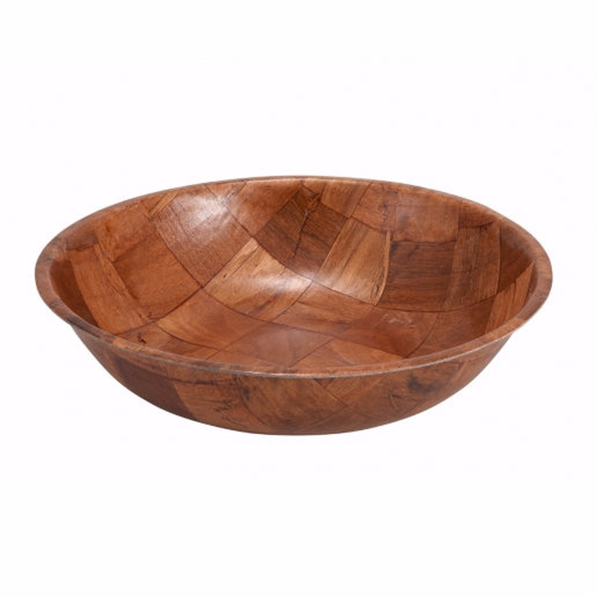 Winco 12″ Wooden Salad Bowl – WWB-12