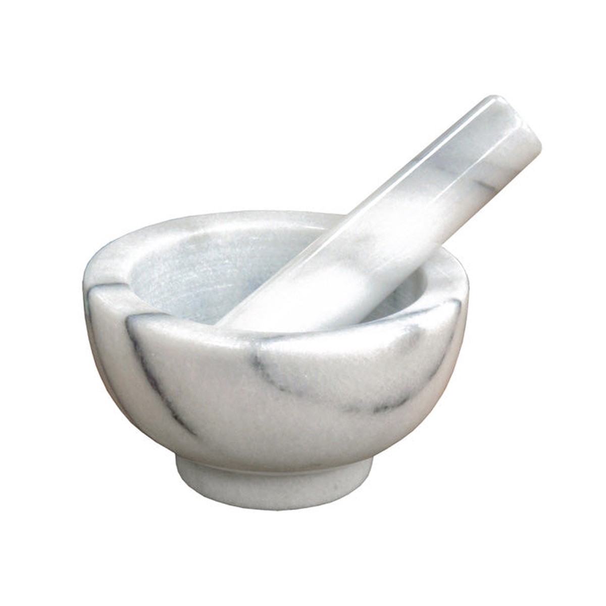 Winco MPS-42W 4.5″ Marble Mortar and Pestle Set