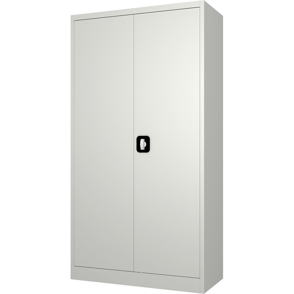 B GRADE Commercial Steel Grey/White Storage Cupboard with 4 Shelves and Lock 800x400x1800mm | FCA18WHITE B GRADE