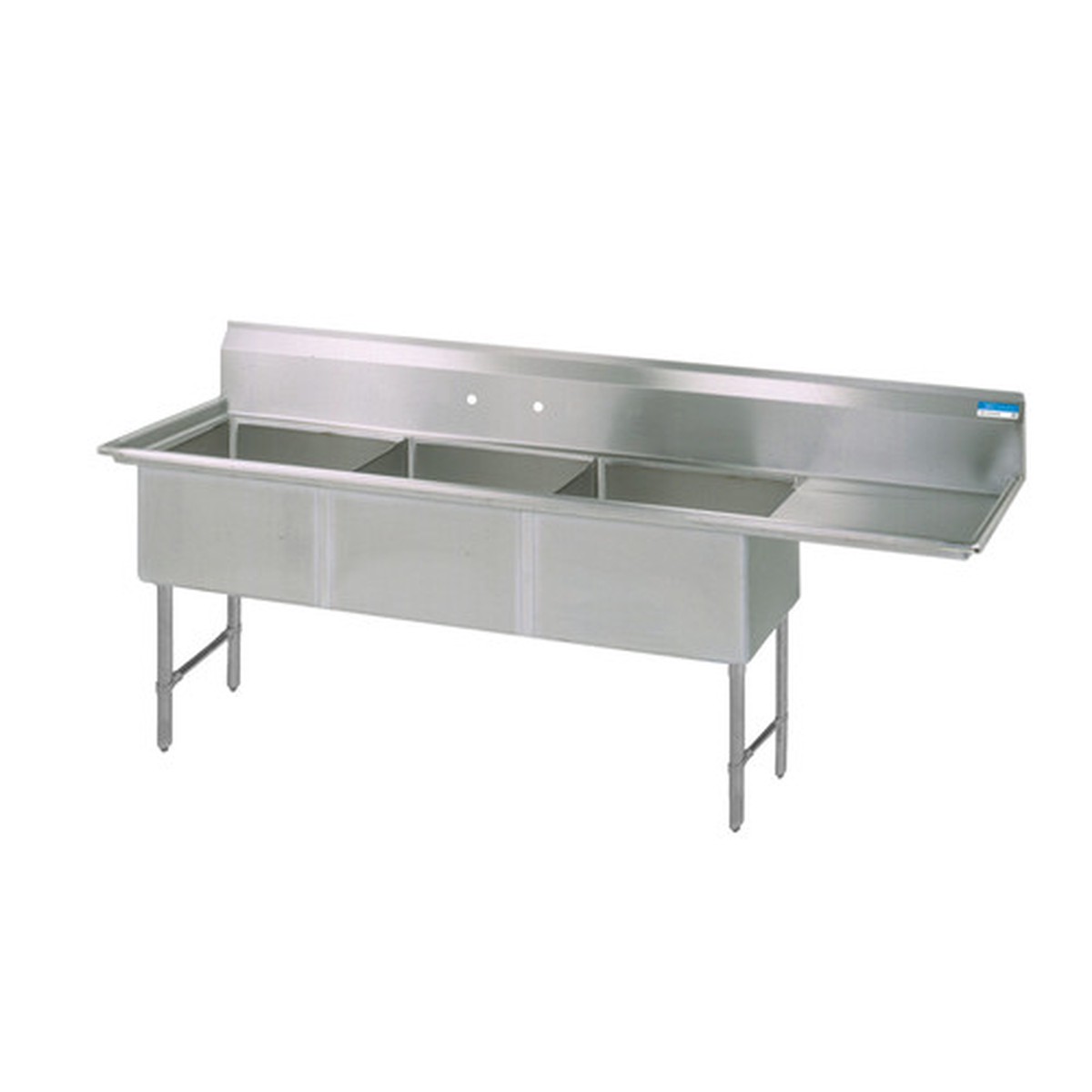 BKS6-3-1620-14-18RS | 70′ | Sink, (3) Three Compartment