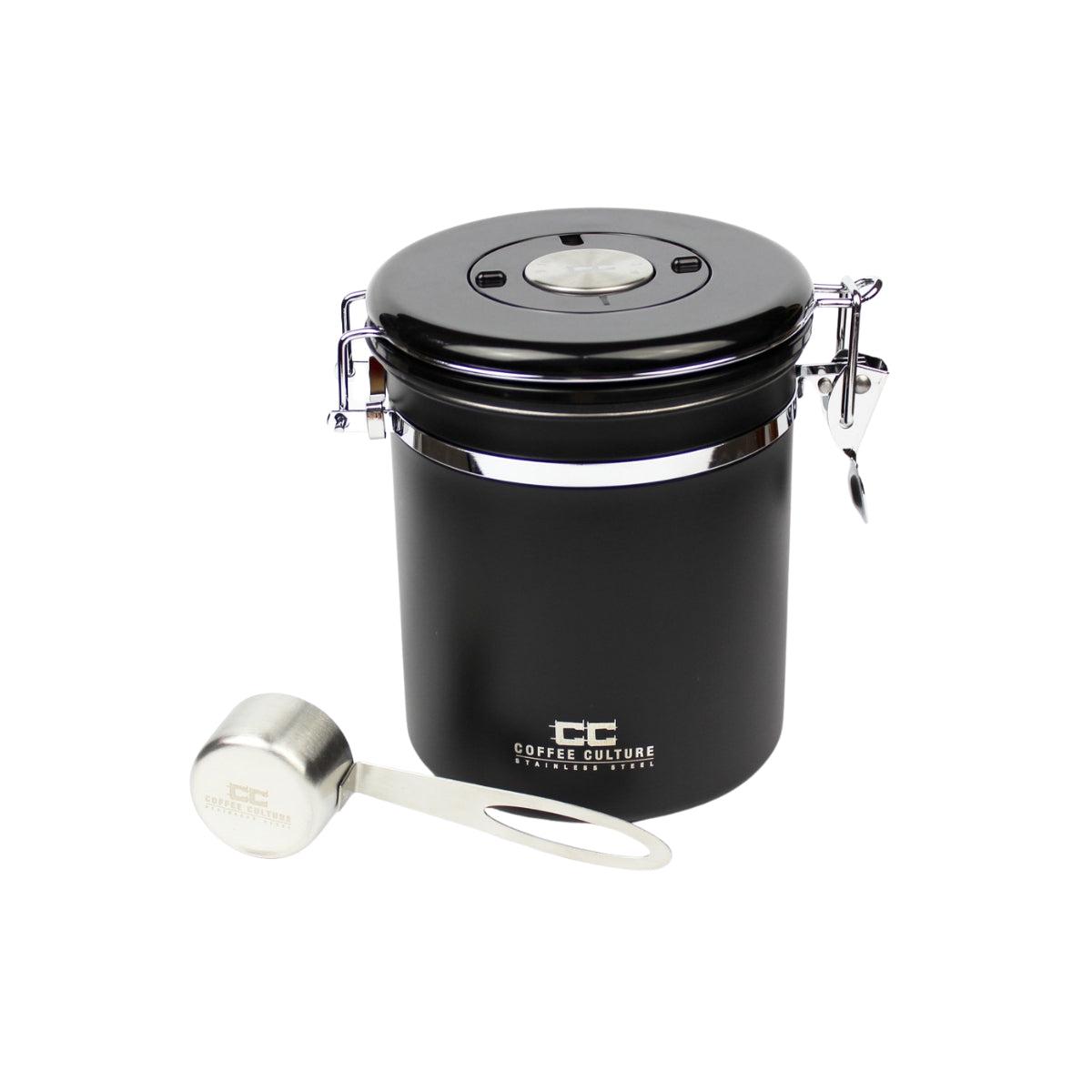 Black Medium Coffee Canister – Medium