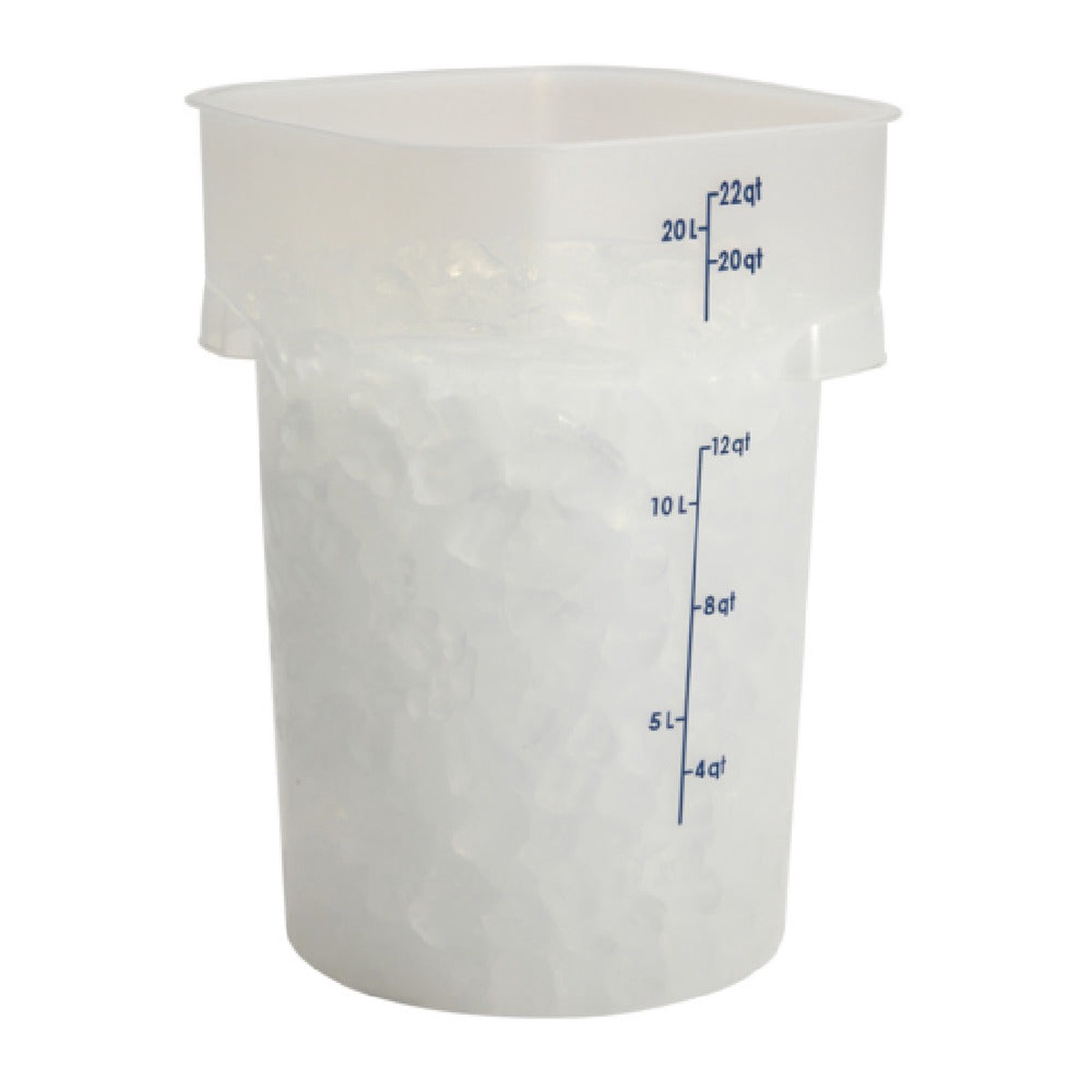 Cambro 22RFSPROPP190 CamRound FreshPro Round Food Container 22 Qt. 11.4″L X 11.4″W X 16.2″H