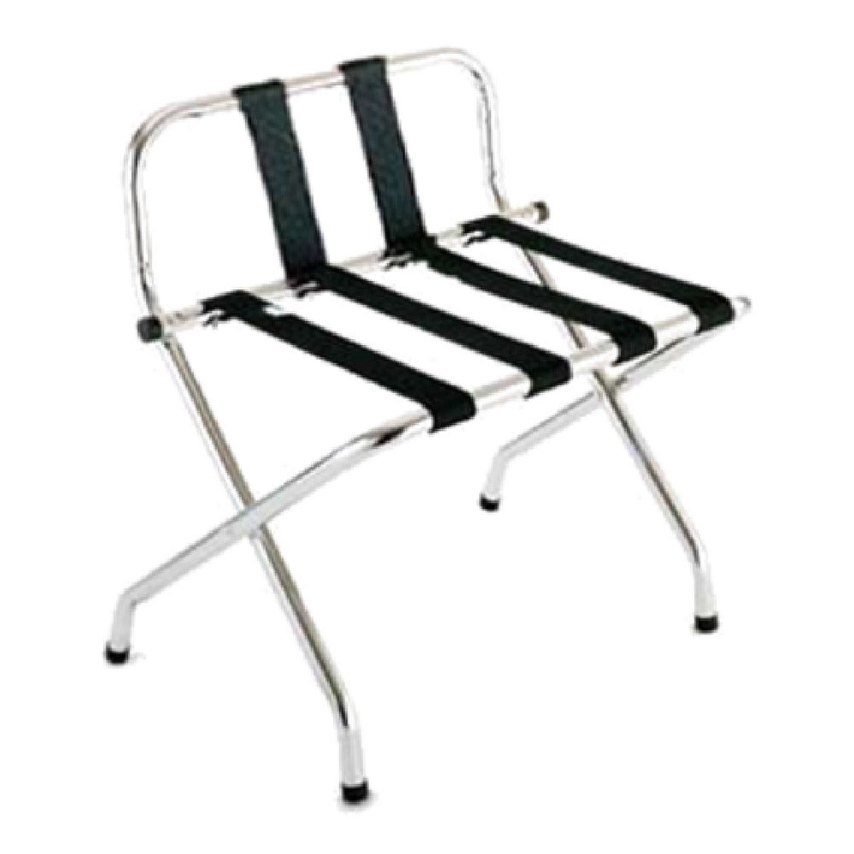 Central Specialties 1055B-C-BL Luggage Rack 24-1/4″W X 16″D X 26-1/2’H High Back With Webbing
