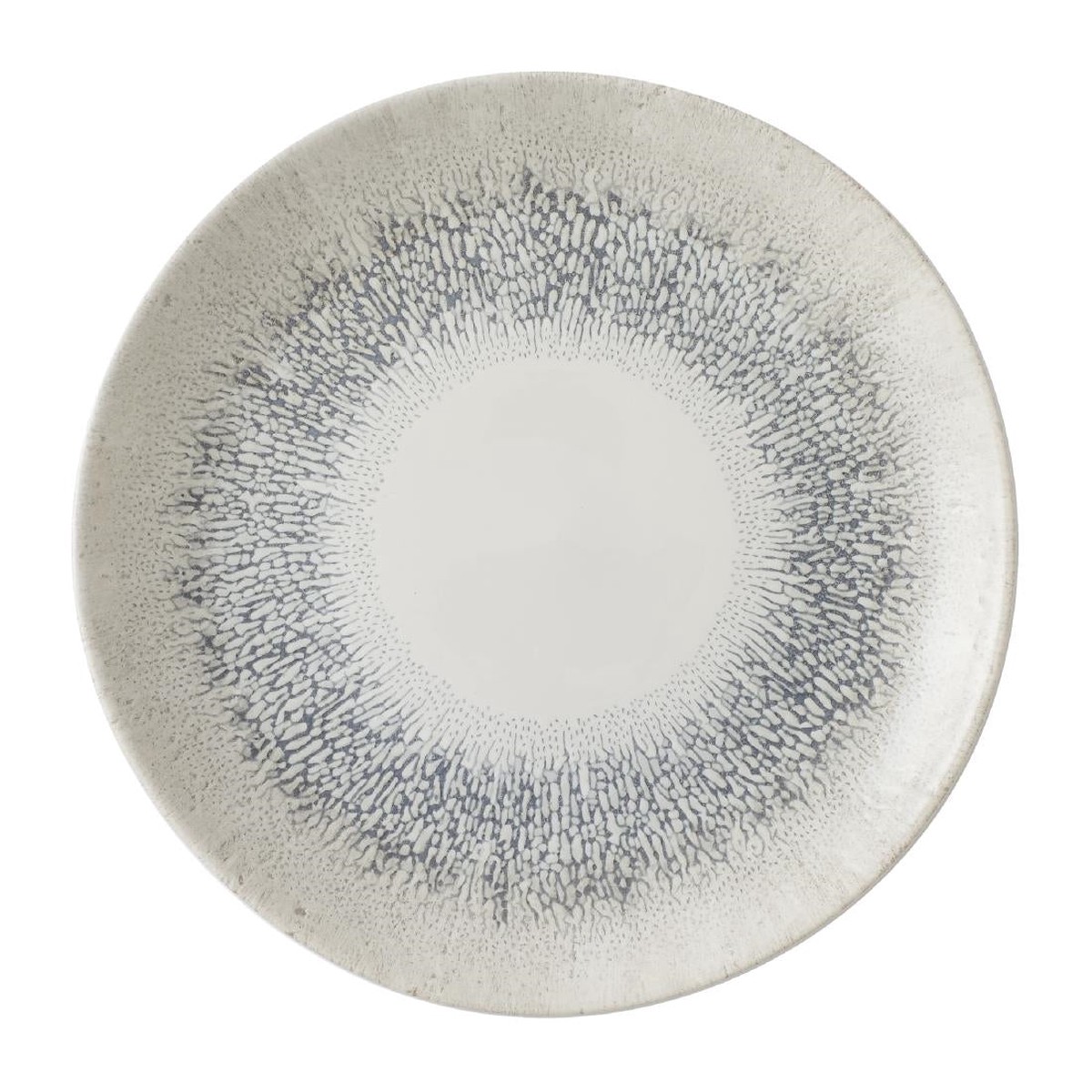 Churchill Studio Prints Fusion Grey Coupe Plate 217mm (12 Pack)