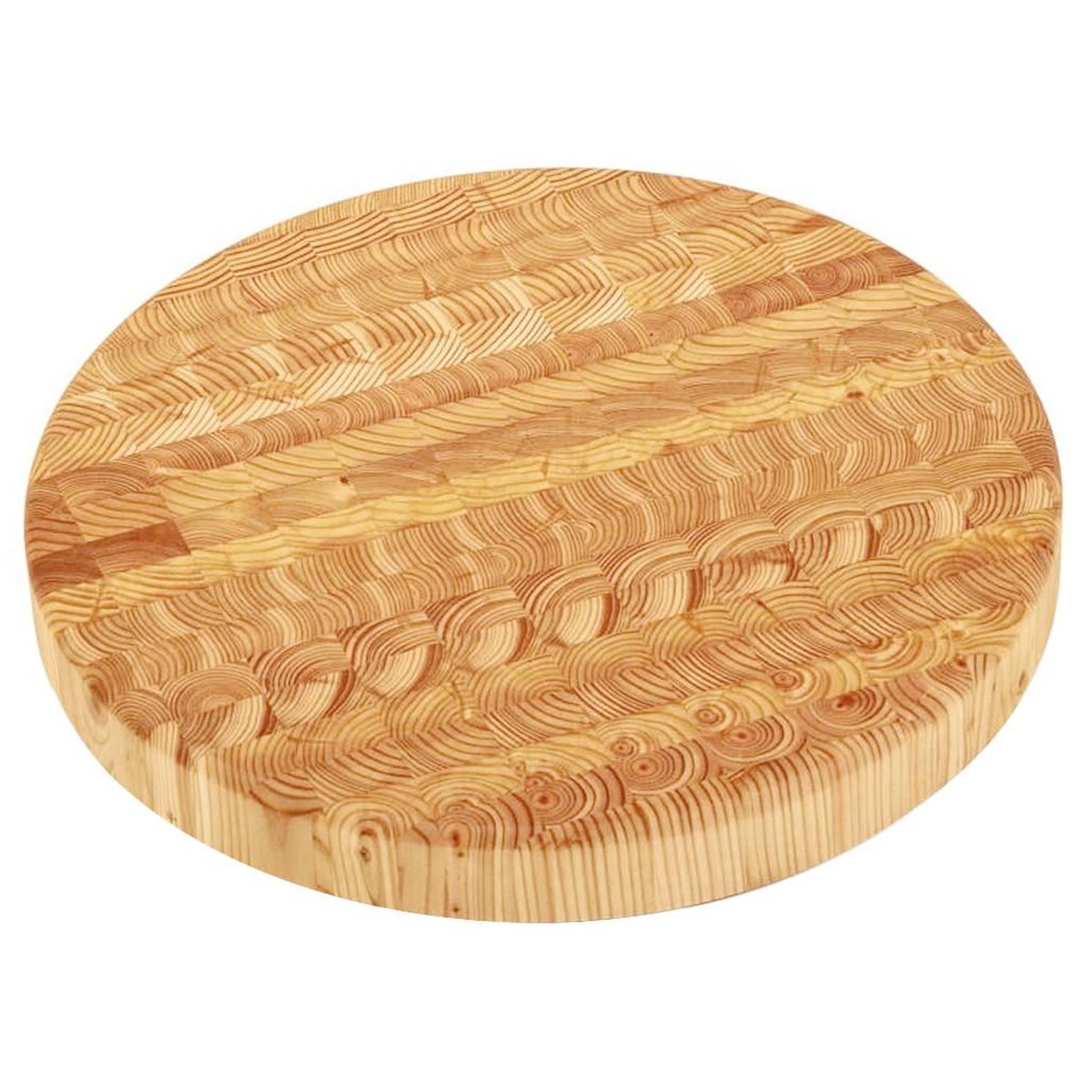 Cutting Board Round – End Grain, 14,5×1.6-in