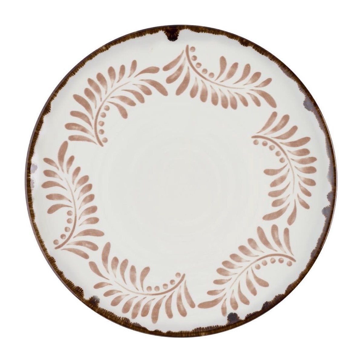 Dudson Harvest Mediterranean Terracotta Coupe Plates 285mm (12 Pack)