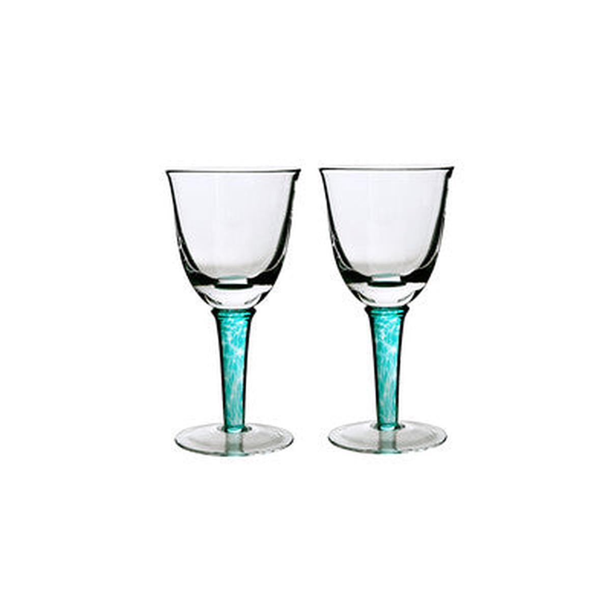 Red Wine Glass Set of 2 – Greenwich / Regency Green