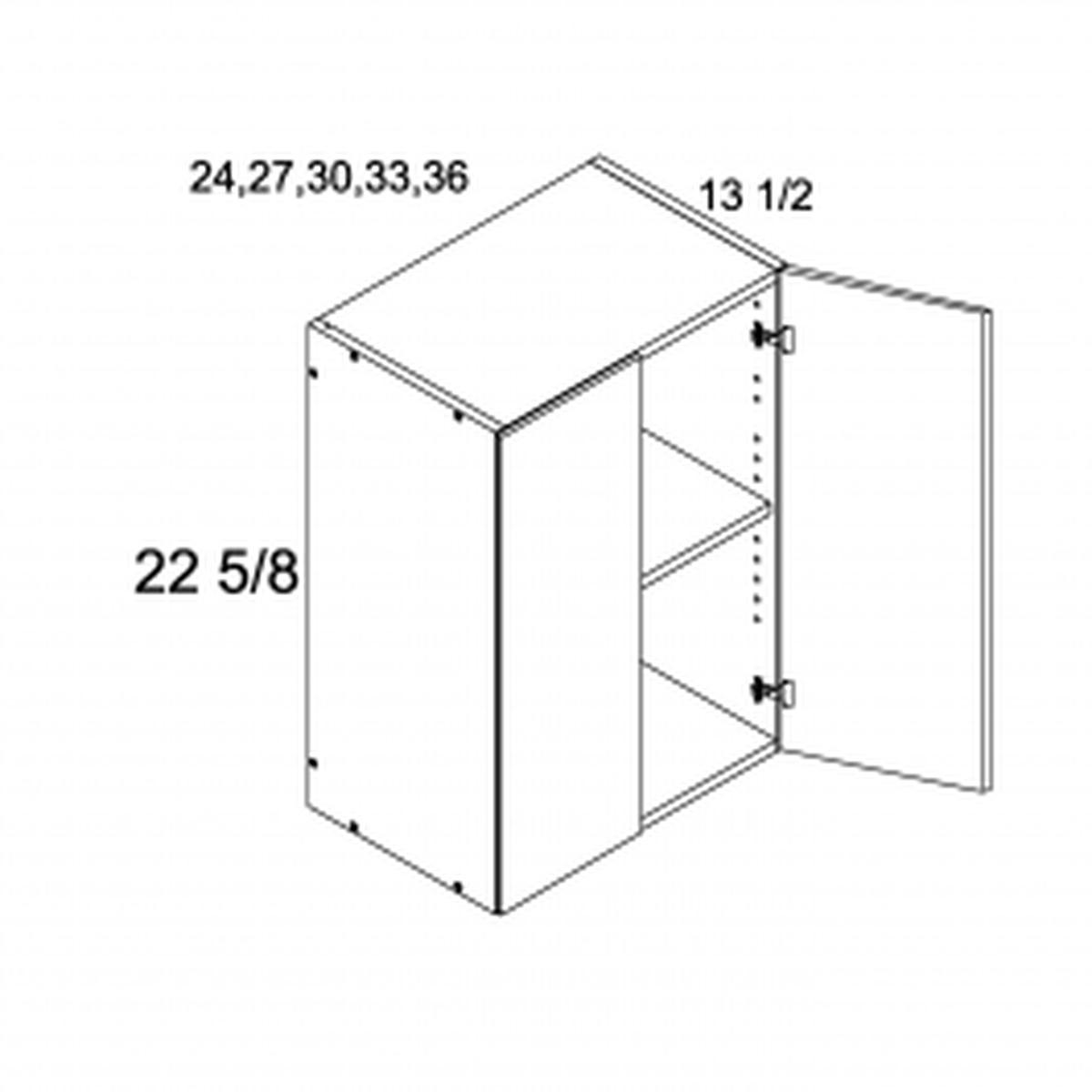Riviera Conch Shell 33″W x 22 5/8″H x 13.5″D Two Door Wall