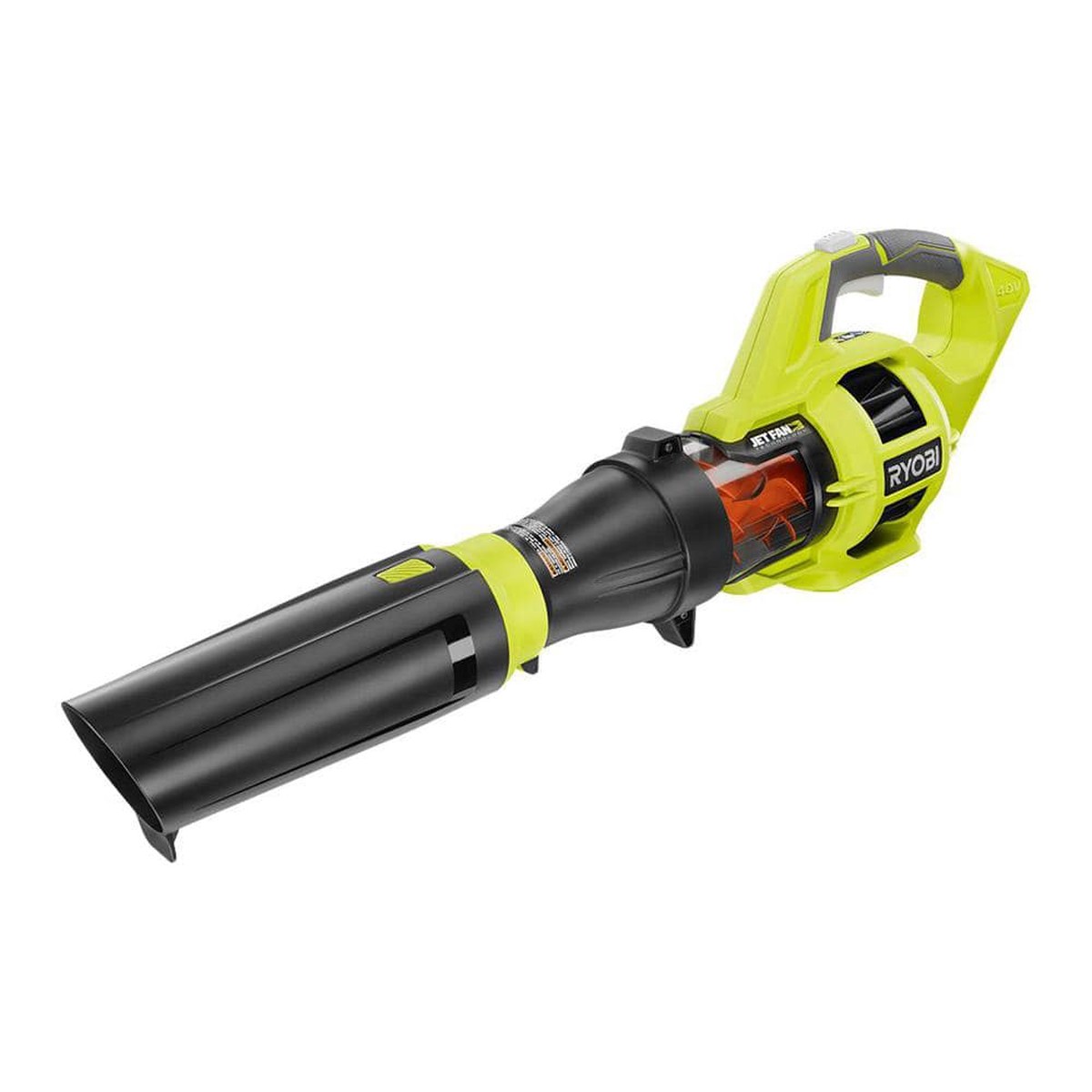 RYOBI 40V 110 MPH 480 CFM Variable-Speed Turbo Lithium-Ion Cordless Jet Fan Leaf Blower (Tool Only)
