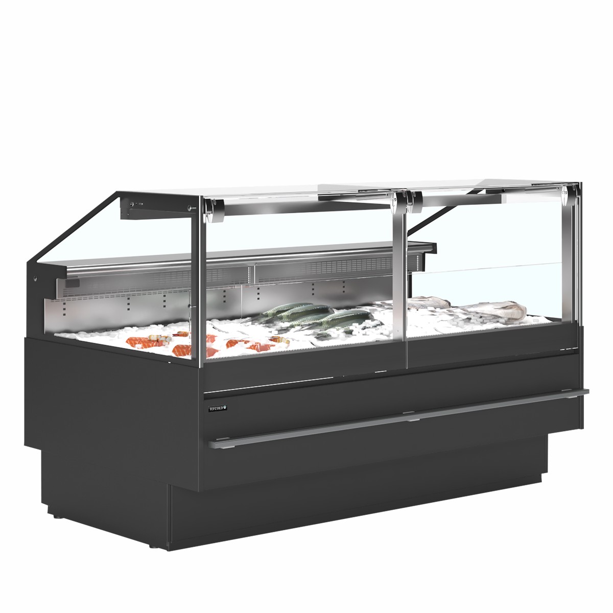 Serve Over Counter Premium Serve Over Counter Display For Fresh Fish On Ice