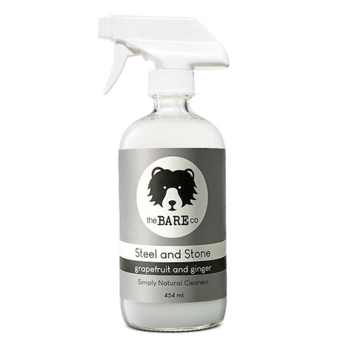 Steel Cleaner All Natural – Glass Spray Bottle, 473ml