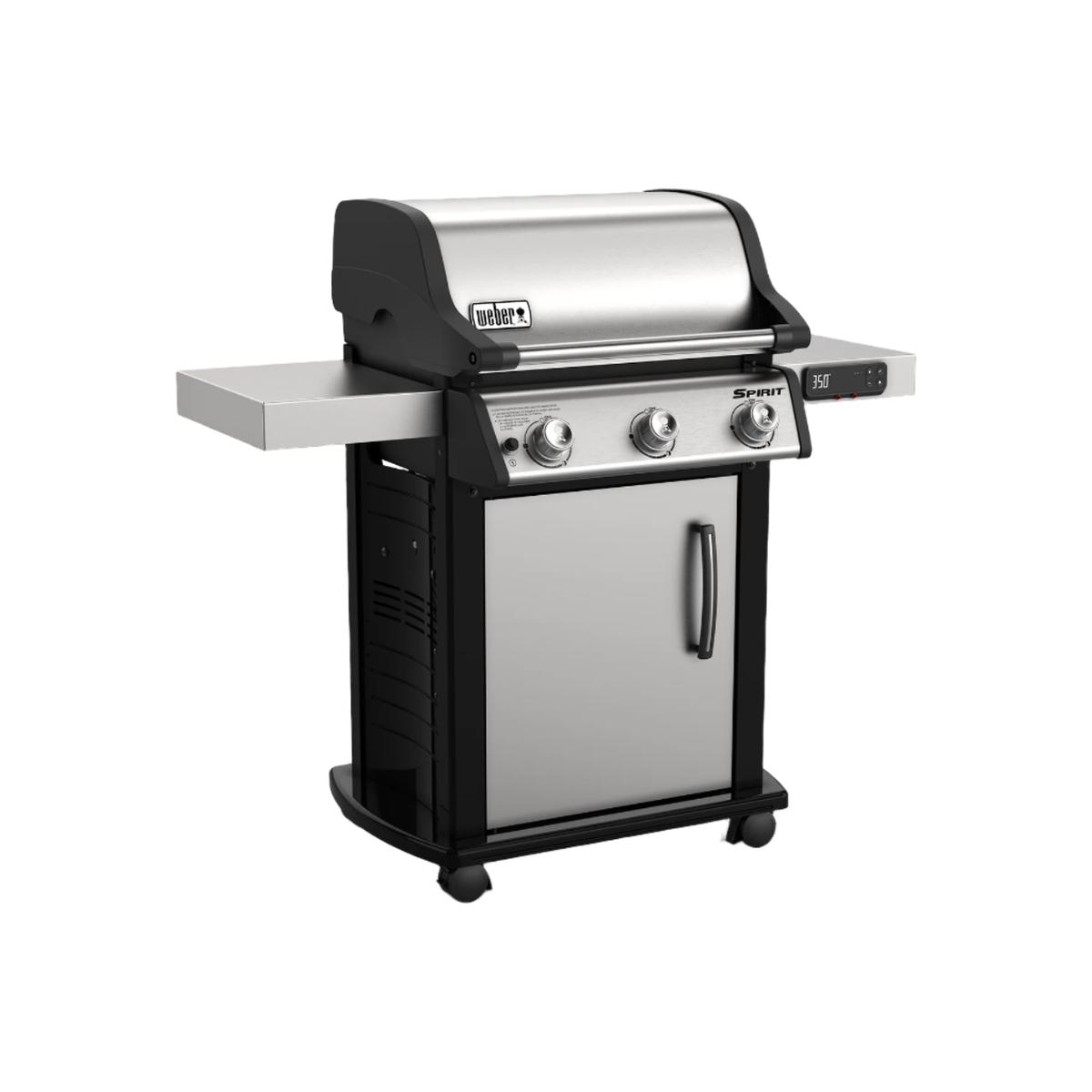 3-Burner Spirit Sx-315 Lp Smart Grill With Wheels – Black