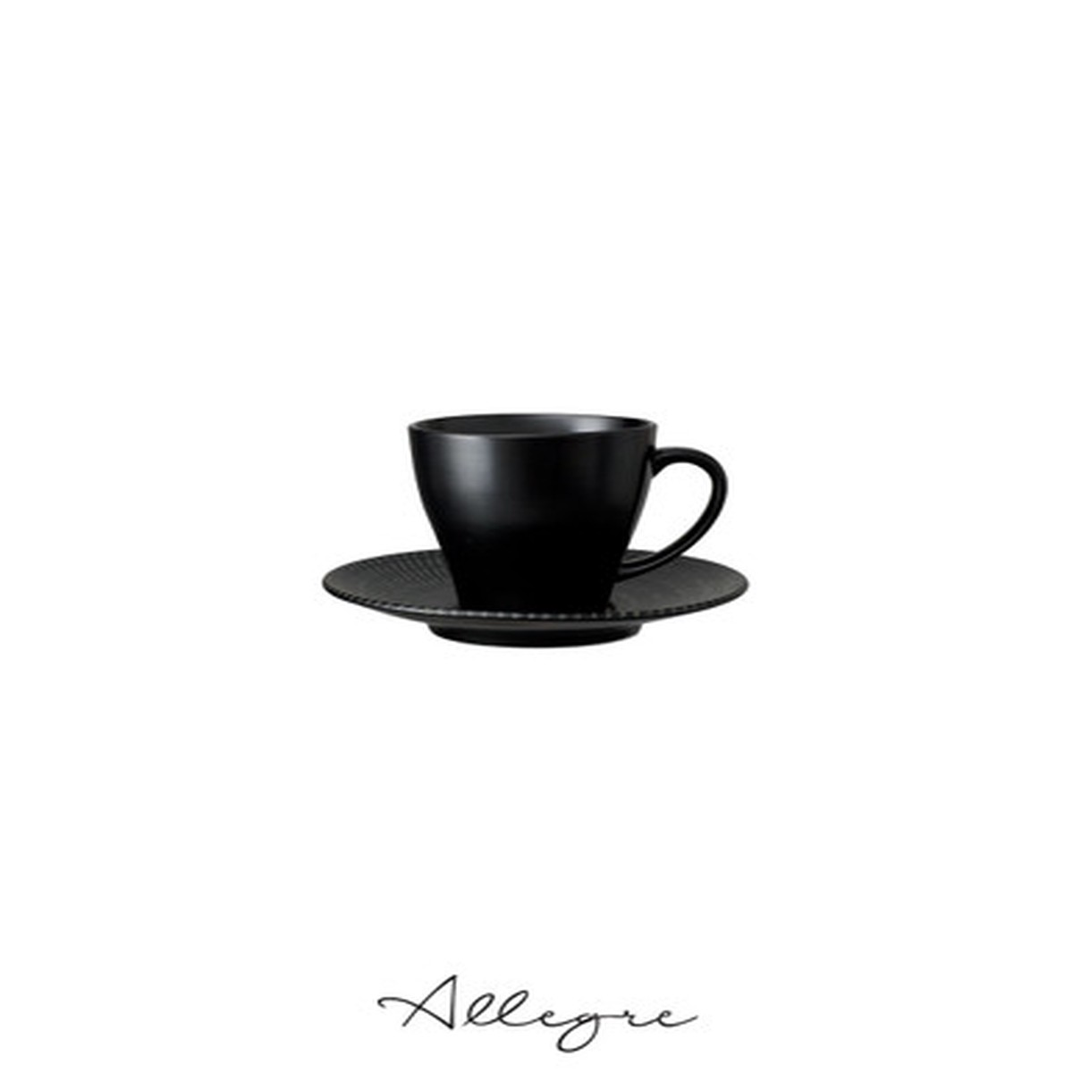 85 ml Espresso Cup and 4.75 in. Saucer – Urban Black