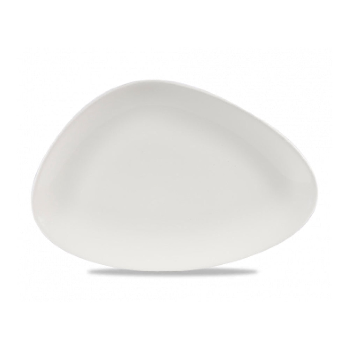 Churchill 12″ X 8″ Super Vitrified Lotus Chef’s Triangle Plate – 6/Case – WH TC301