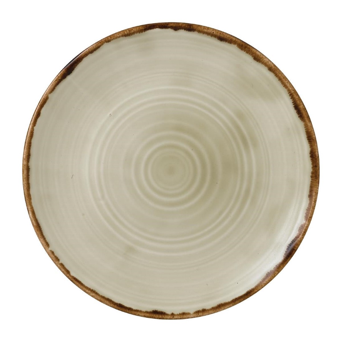 Dudson Harvest Coupe Plates Linen 230mm (12 Pack)