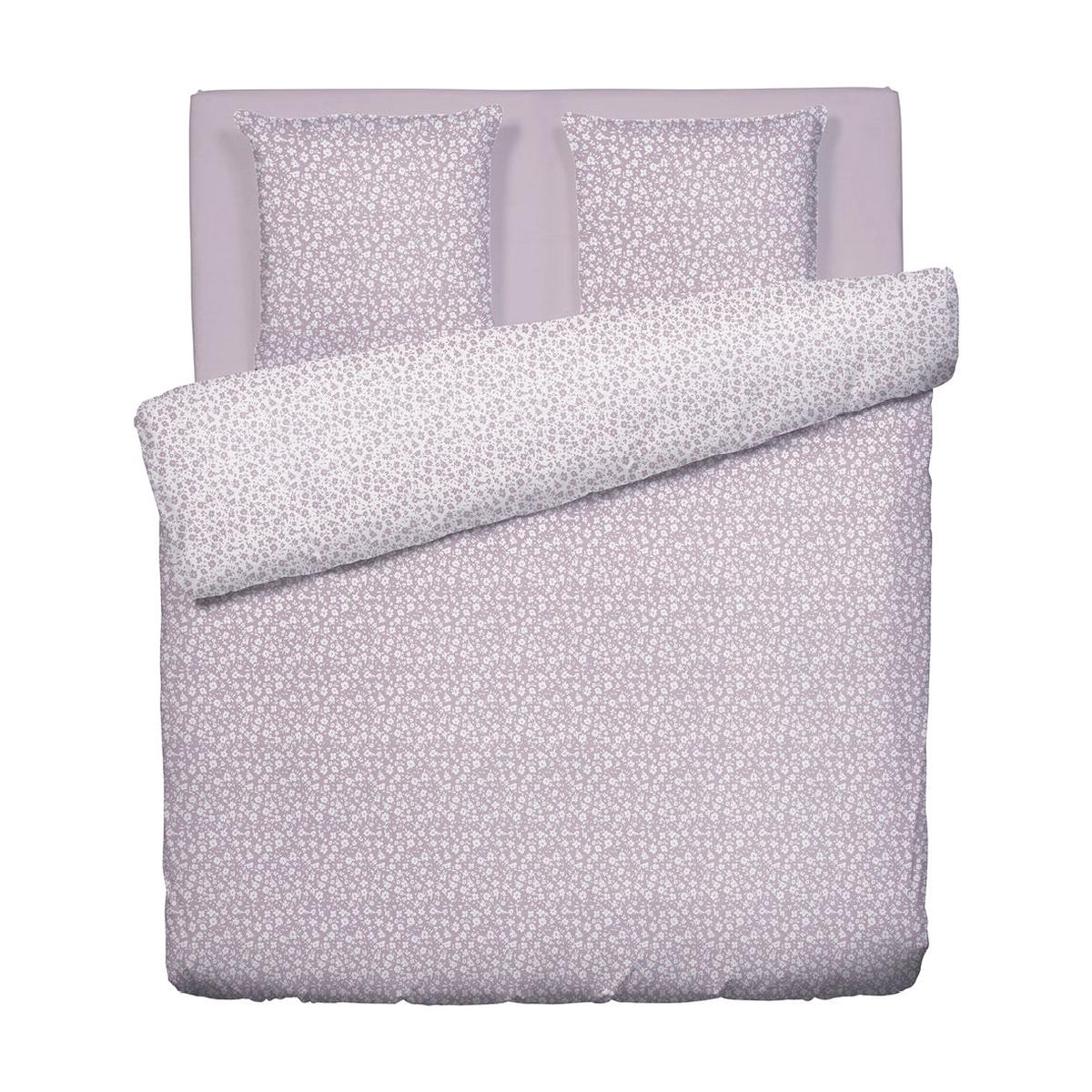 Duvet cover + pillowcase(s) cotton satin – Les Yeux de Suzanne Lavender – 240 x 220 cm + 2 x (63 x 63 cm)