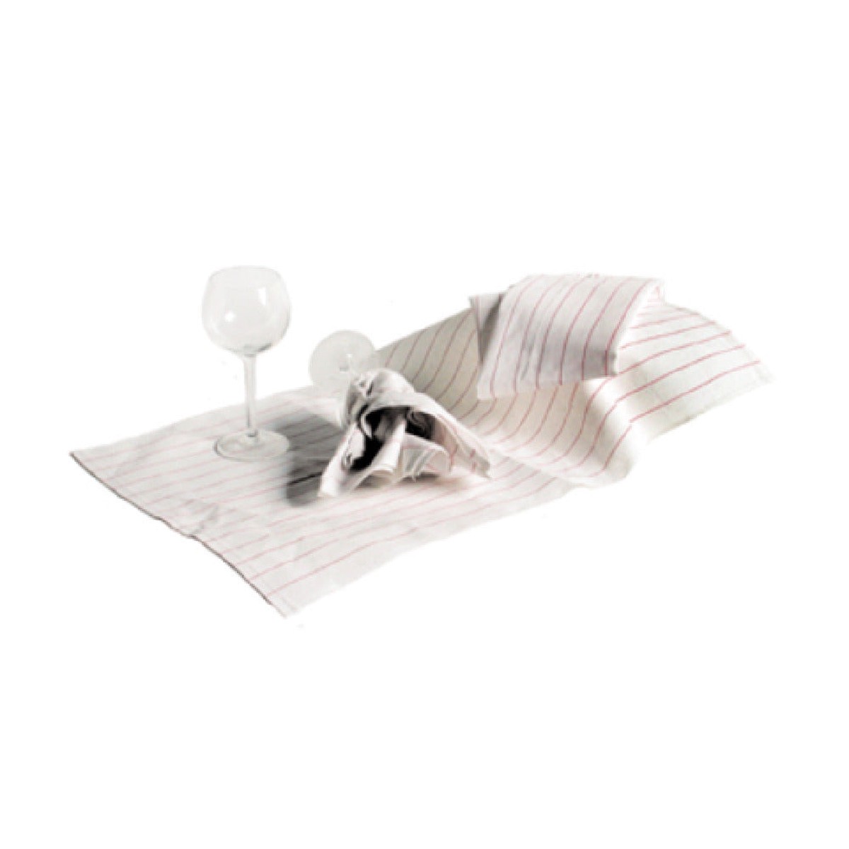 John Ritzenthaler Company 702GT 29 Inch Cleaning Cloth 100 Percent Cotton Non Linting Red Pin Stripes