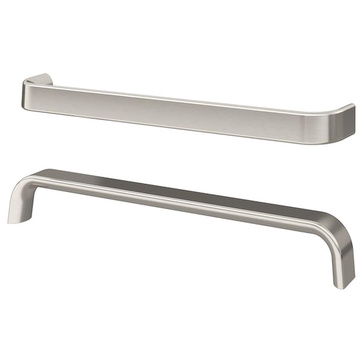 KALERUM handle, stainless steel colour, 266 mm, 2 pack