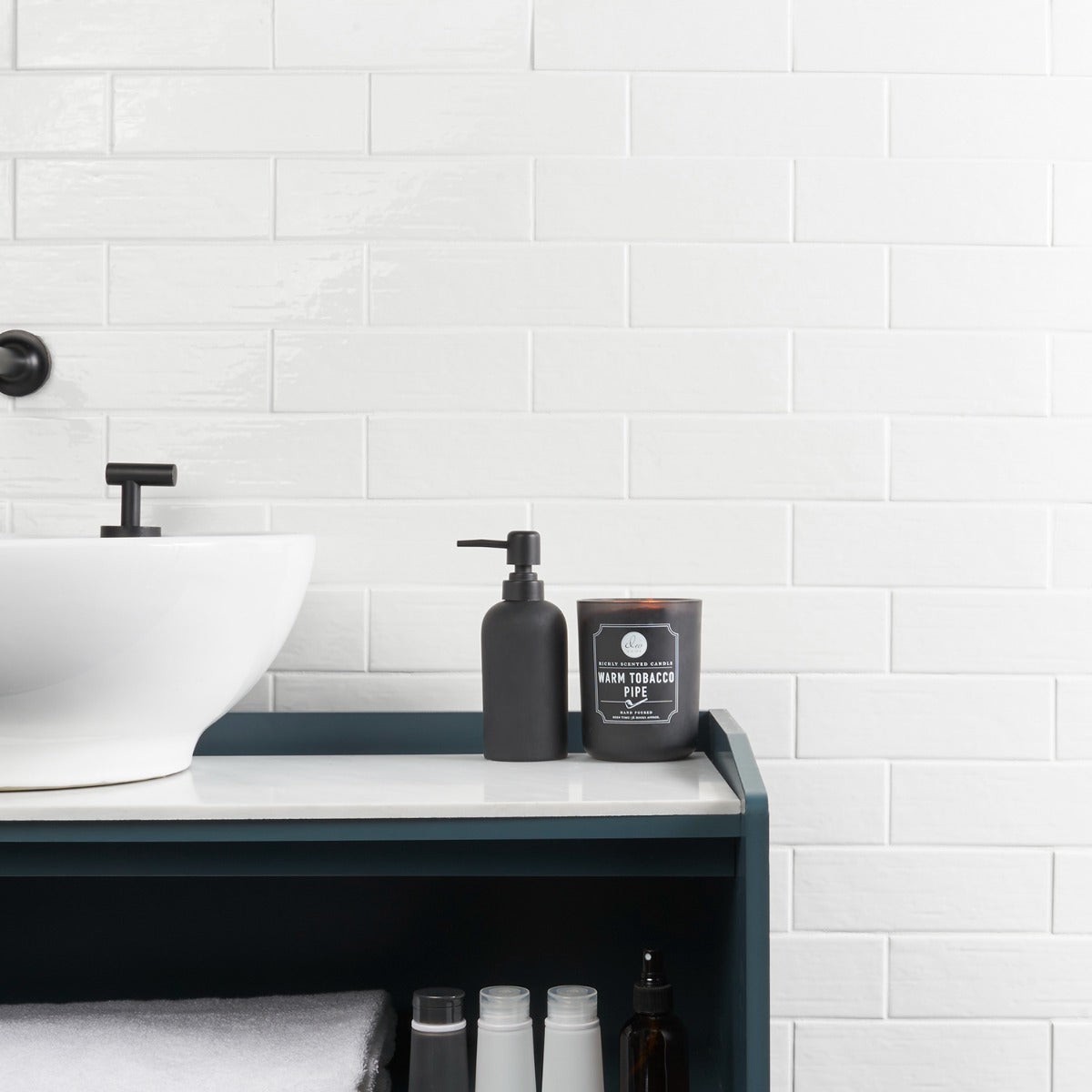 Kiln White 3×9 Polished Porcelain Subway Tile – Lux Tile