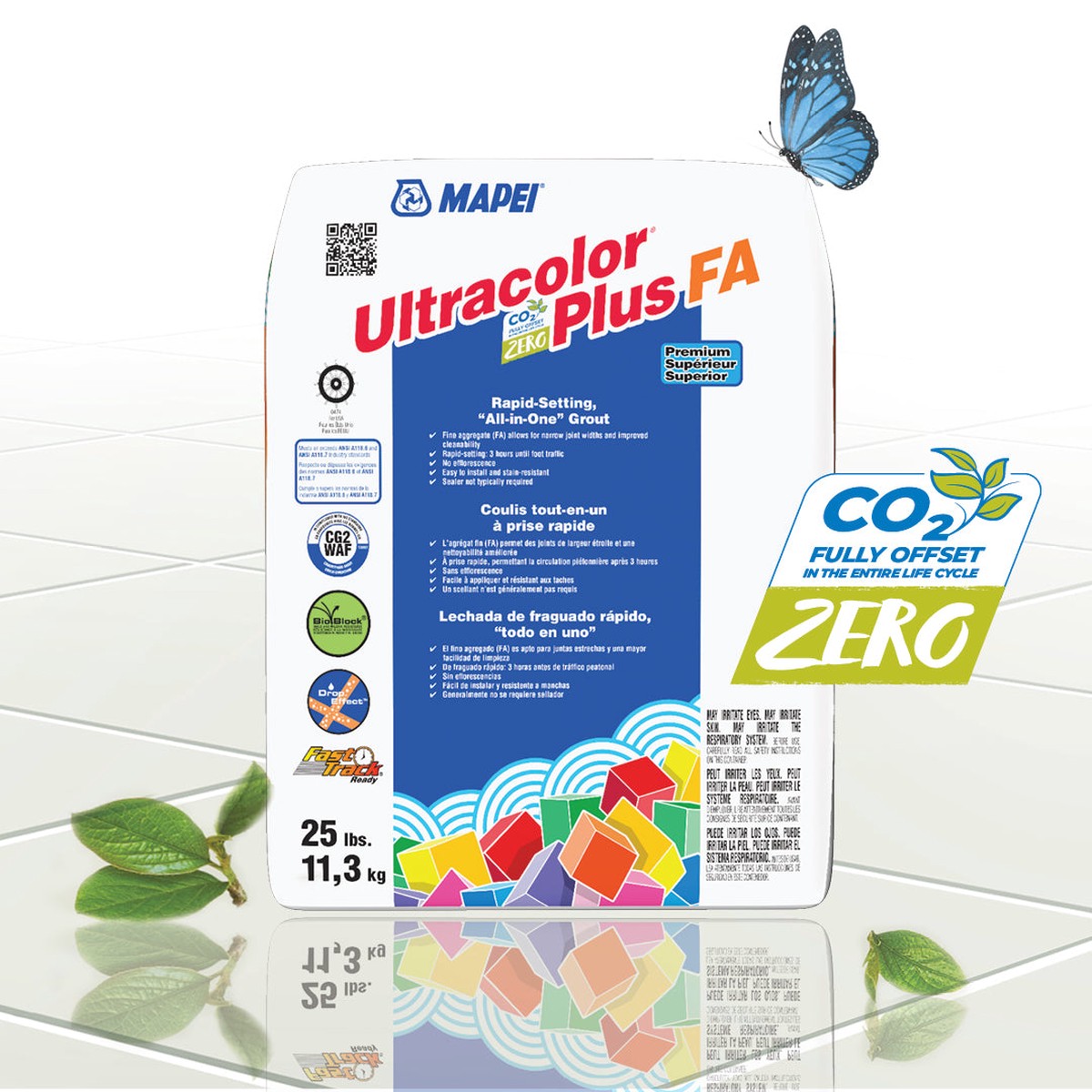 MAPEI Ultracolor Plus FA Grout, 5009 Gray (10 lbs)