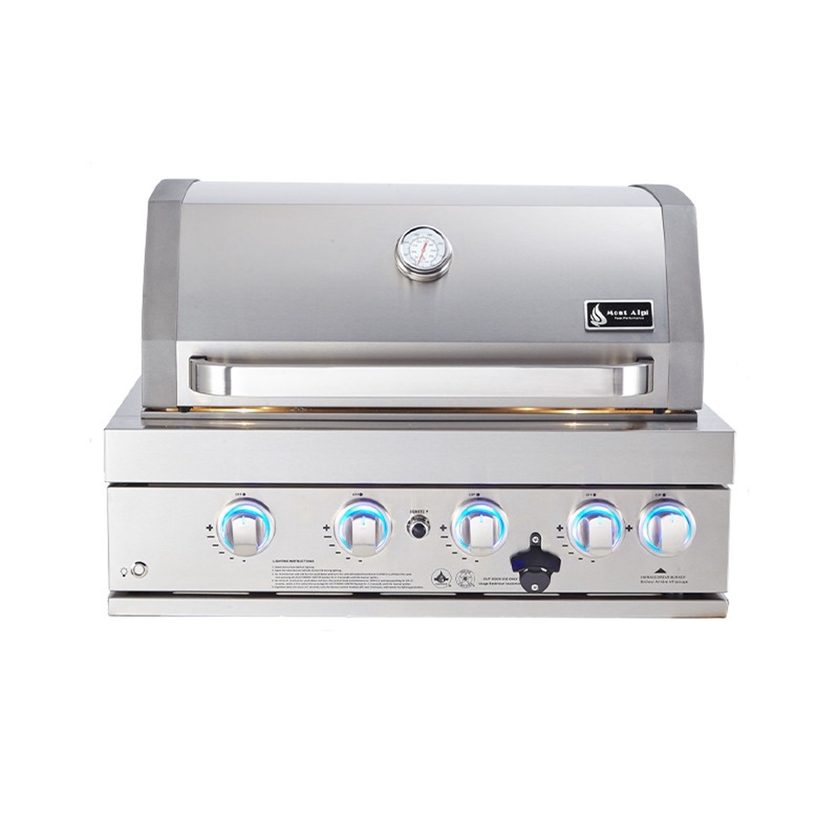 Mont Alpi Built-In Grill 400 (32″), Propane