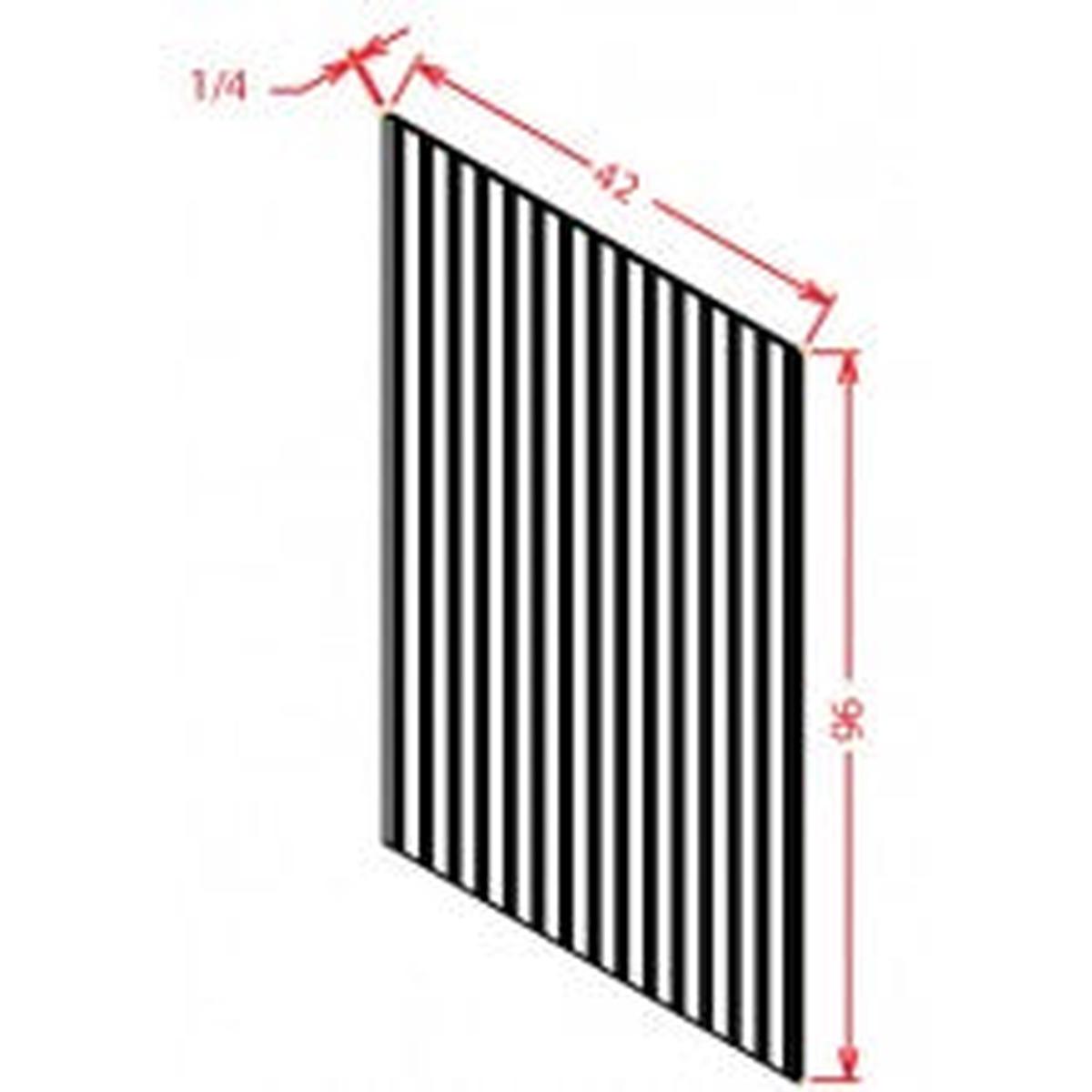 Shaker Black 42″ H x 96″ W Finished Bead Board Plywood Panel Pre-Assembled