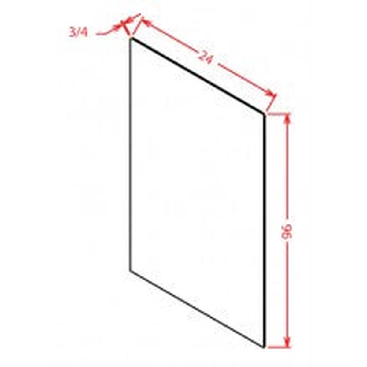 Shaker Honeycomb 24″ W x 96″ H Shelf Board
