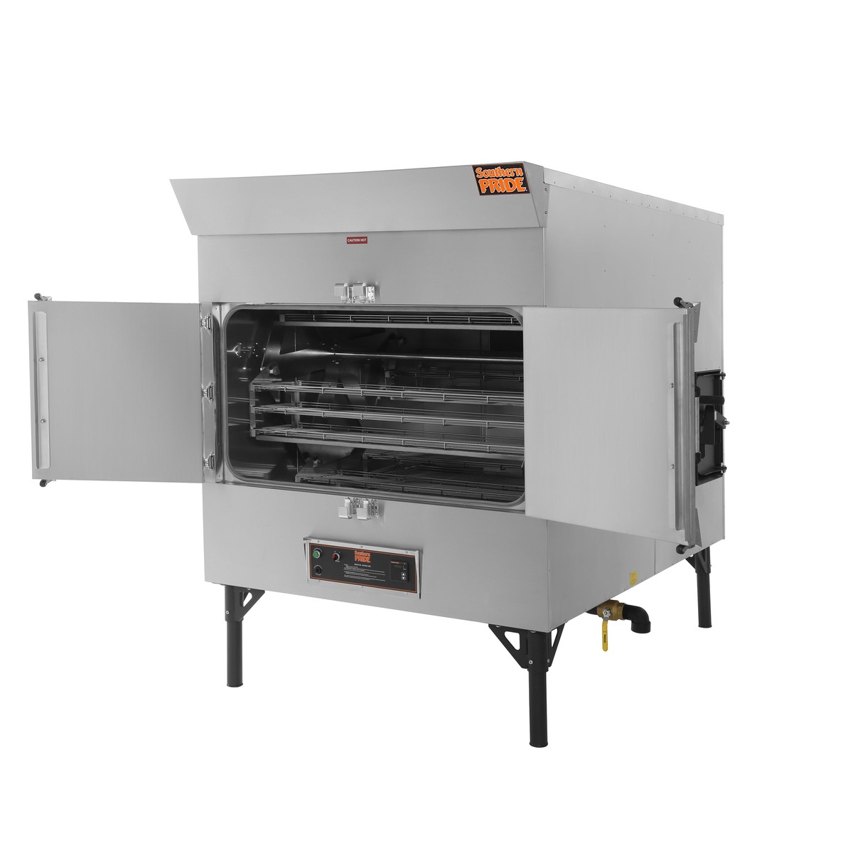 Southern Pride SP700 Gas Fired WoodBurning Rotisserie Smoker -120V