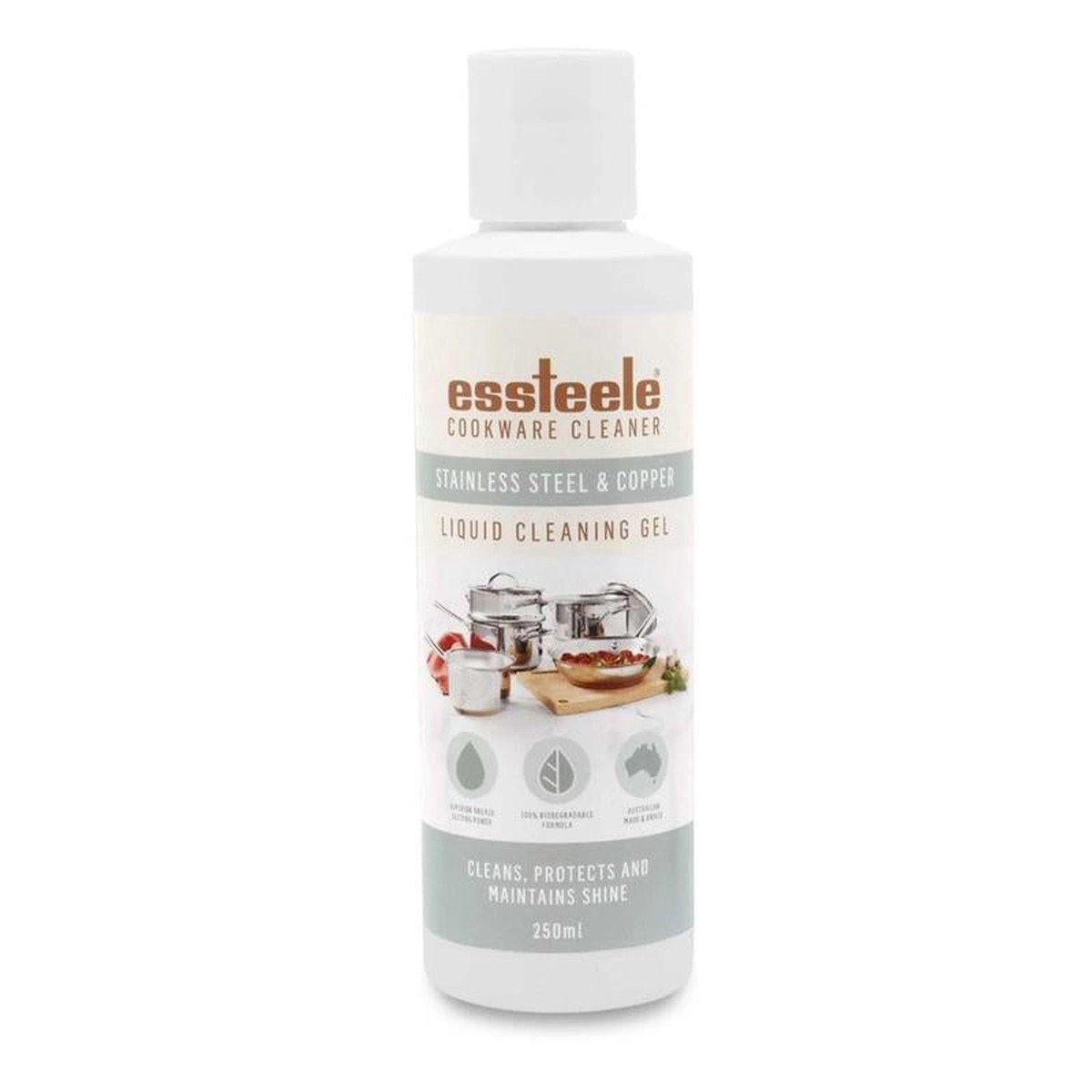 Stainless Steel and Copper 250ml Liquid Cleaner