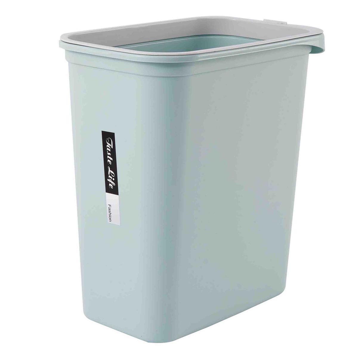 Trash Can With Handle 29X18X30 Cm – Light Green