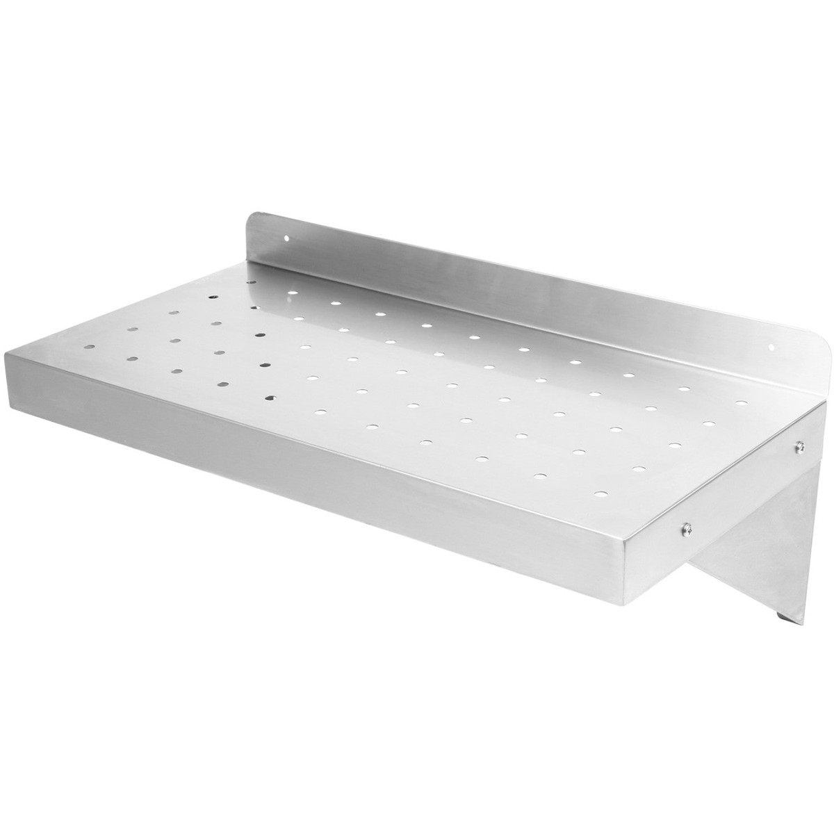 Wall Shelf Perforated 1 tier Stainless steel 900x350x254mm | WSW35090P